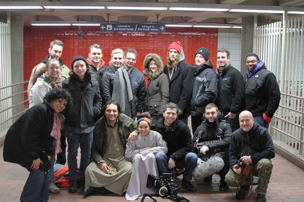 The cast and crew of “Subway Station” 